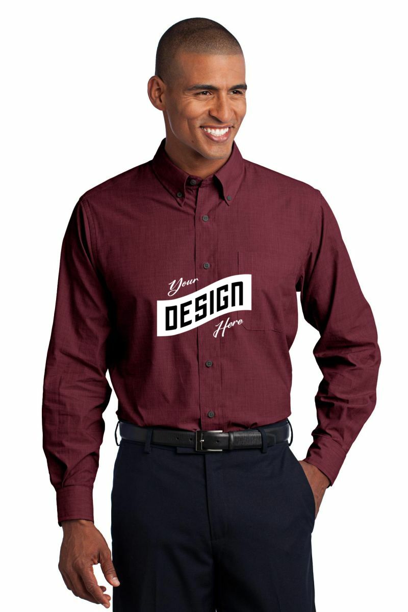 Port Authority ® Crosshatch Easy Care Shirt