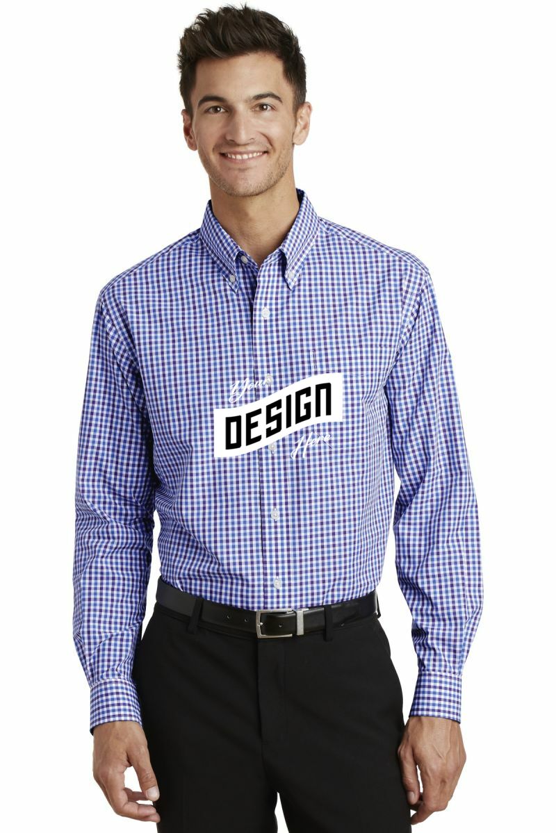 Port Authority ®  Long Sleeve Gingham Easy Care Shirt