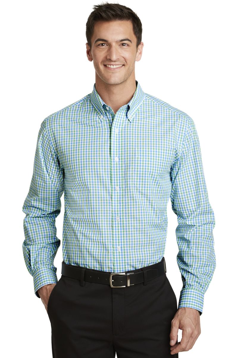 Port Authority ®  Long Sleeve Gingham Easy Care Shirt