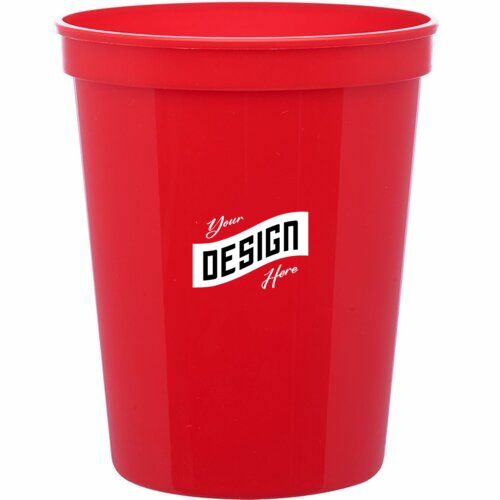 Stadium Cups W/ Custom Logo USA Made 16 Oz