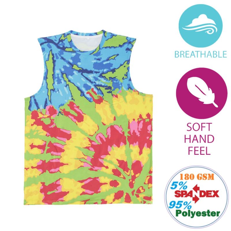 Unisex 180 GSM Cotton Feel Sublimation Soft Tank Top