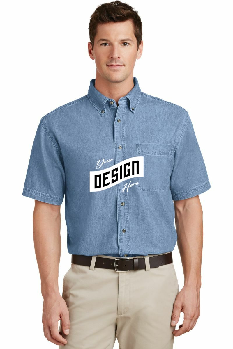 Port & Company ®  - Short Sleeve Value Denim Shirt