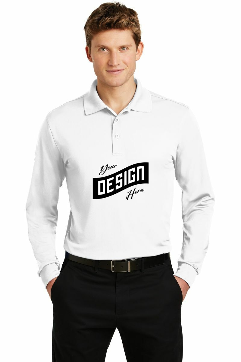 Sport-Tek ® Long Sleeve Micropique Sport-Wick ® Polo