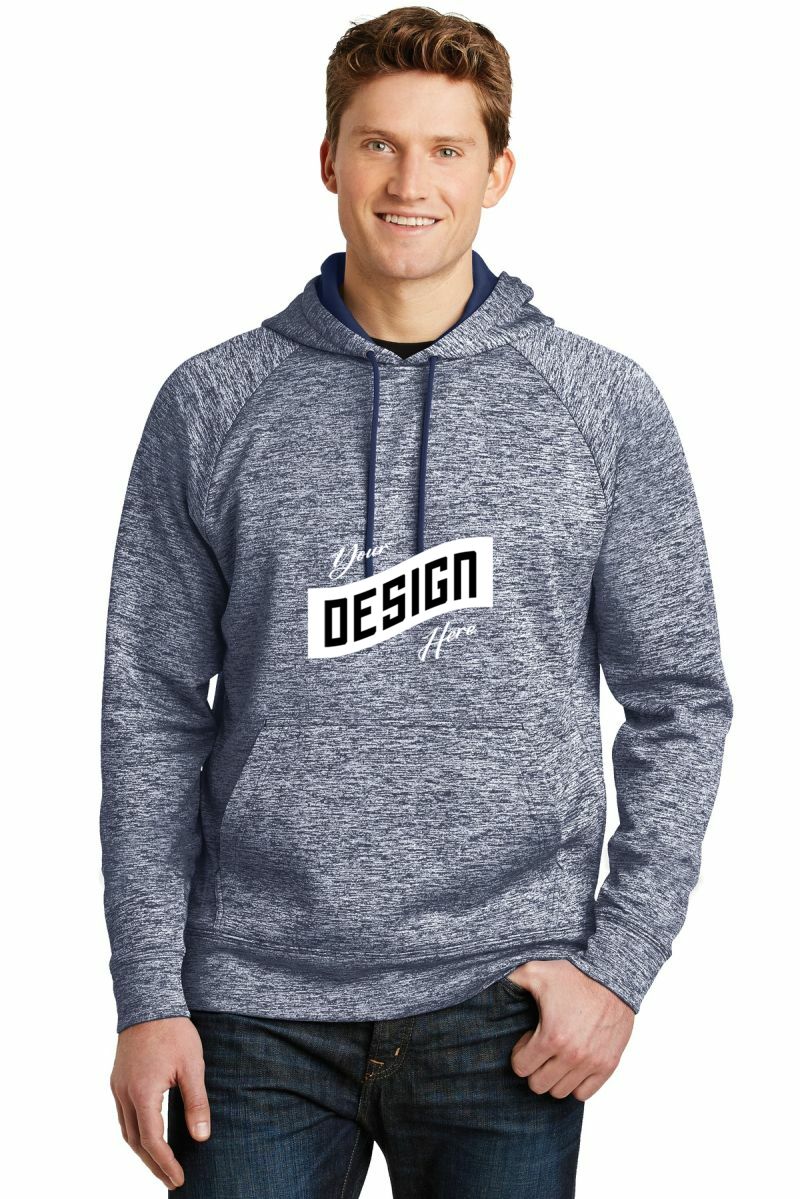 Sport-Tek ® PosiCharge ® Electric Heather Fleece Hooded Pullover