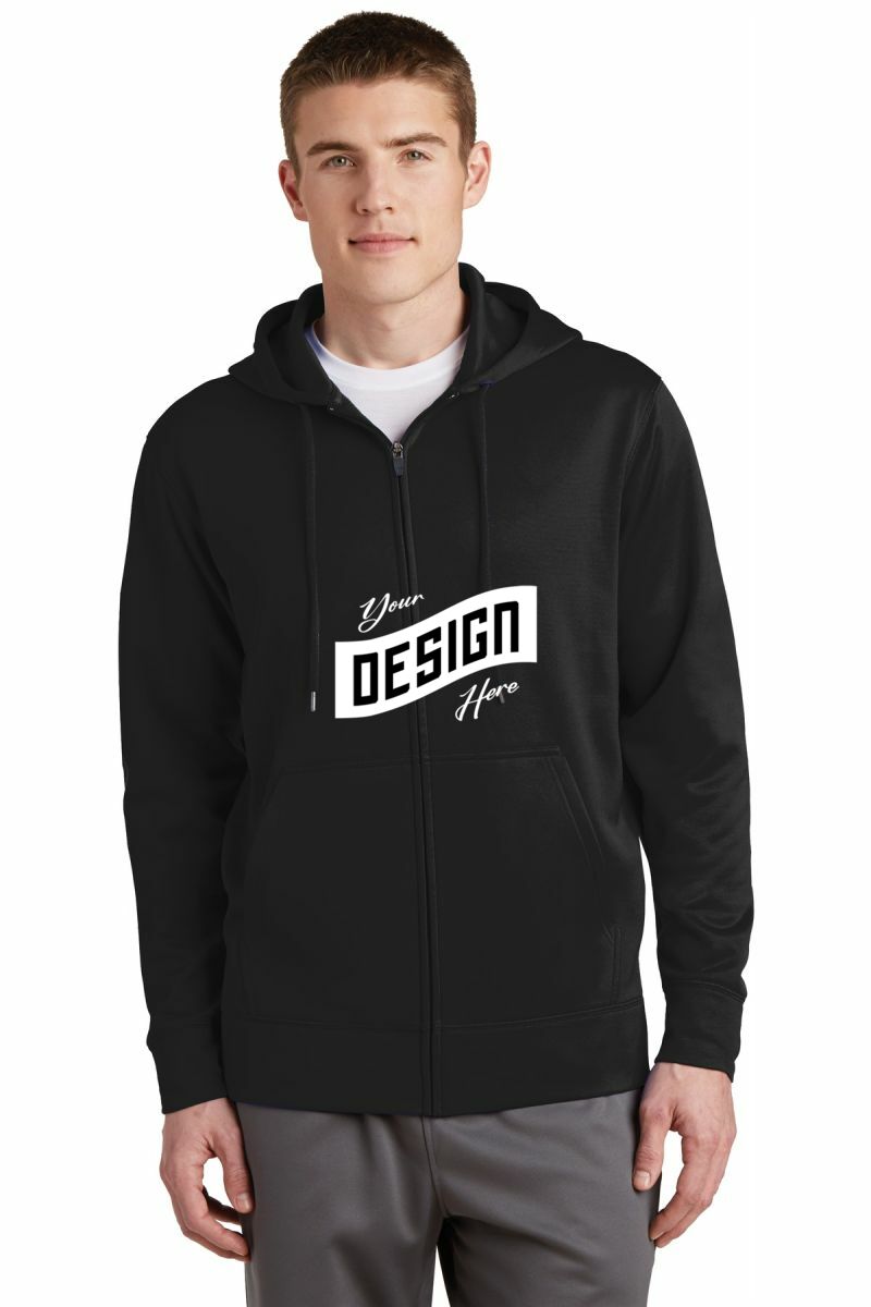 Sport-Tek ® Sport-Wick ® Fleece Full-Zip Hooded Jacket