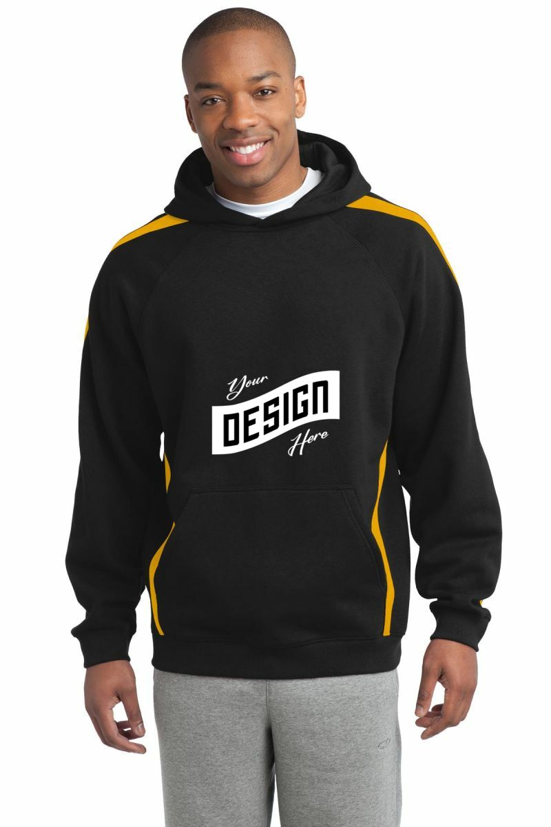 Sport-Tek ® Sleeve Stripe Pullover Hooded Sweatshirt