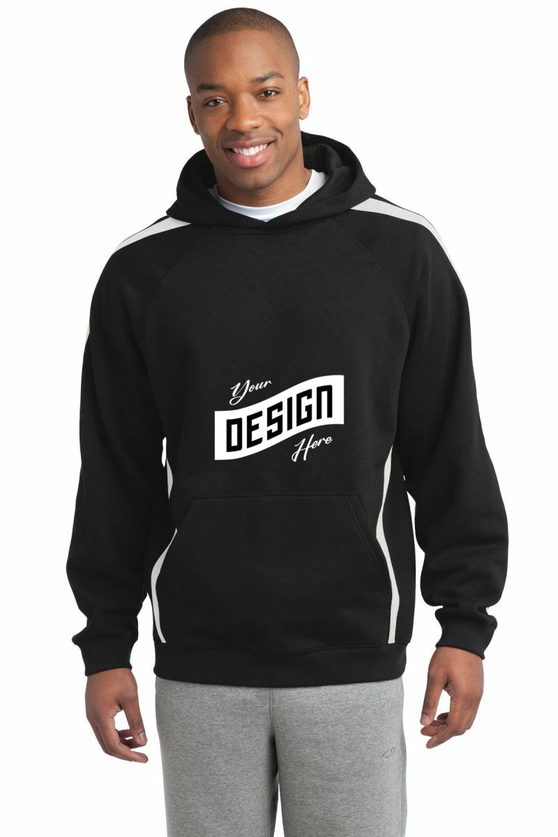 Sport-Tek ® Sleeve Stripe Pullover Hooded Sweatshirt