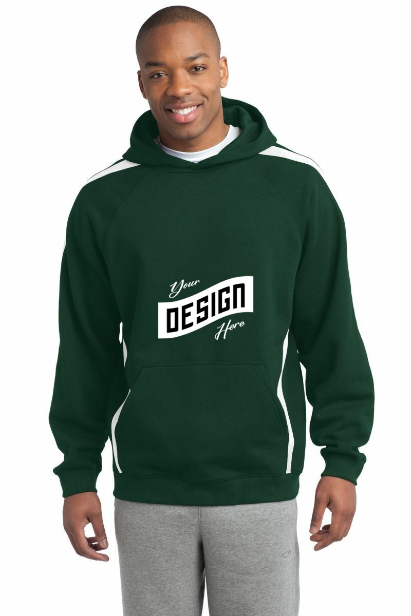 Sport-Tek ® Sleeve Stripe Pullover Hooded Sweatshirt
