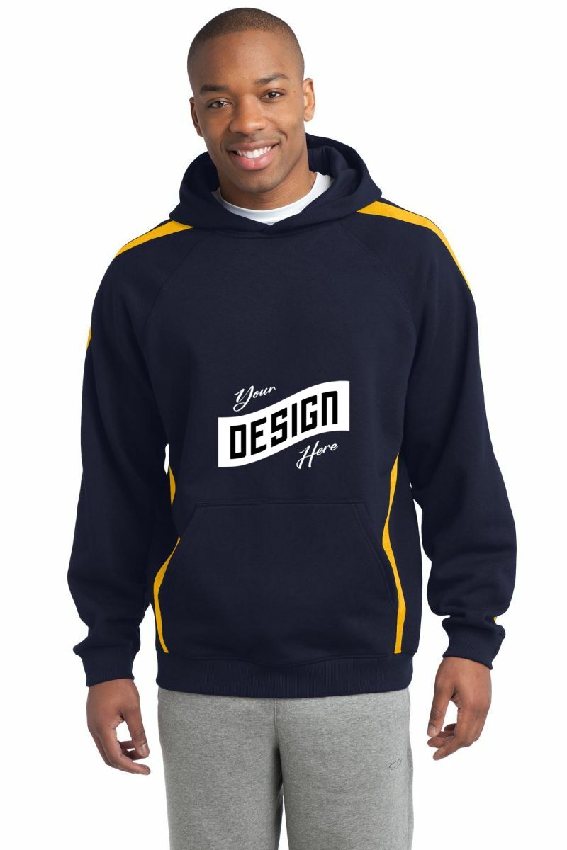 Sport-Tek ® Sleeve Stripe Pullover Hooded Sweatshirt