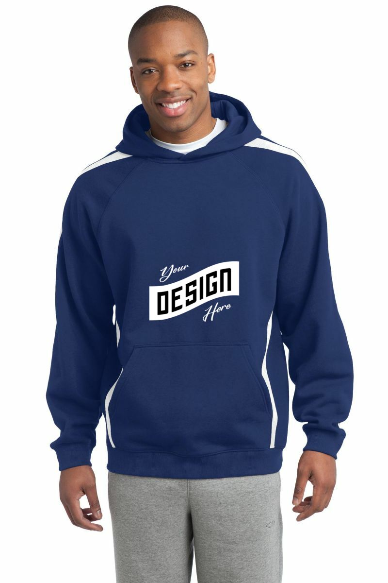 Sport-Tek ® Sleeve Stripe Pullover Hooded Sweatshirt