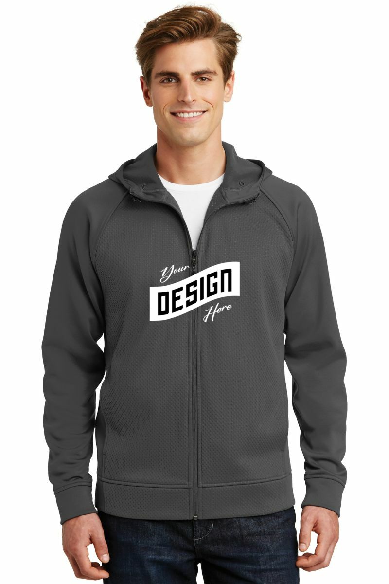 DISCONTINUED  Sport-Tek ®  Rival Tech Fleece Full-Zip Hooded Jacket