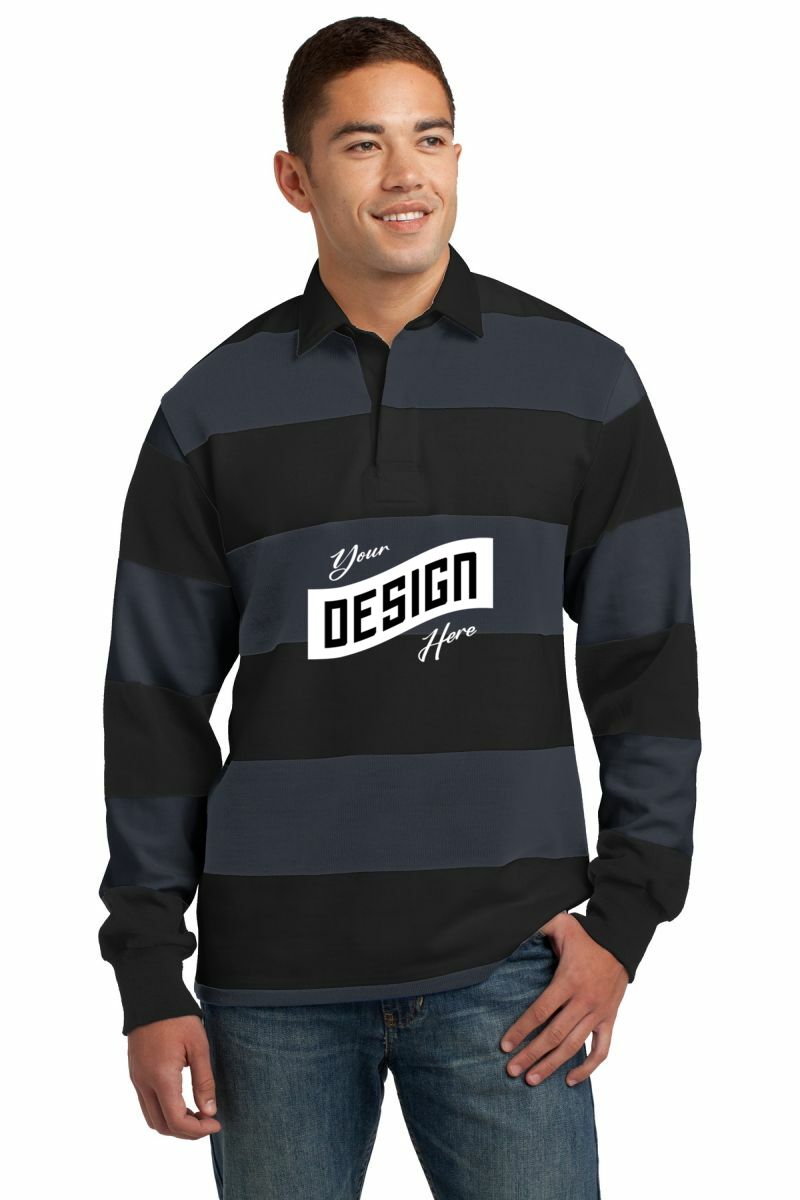 Sport-Tek ® Classic Long Sleeve Rugby Polo