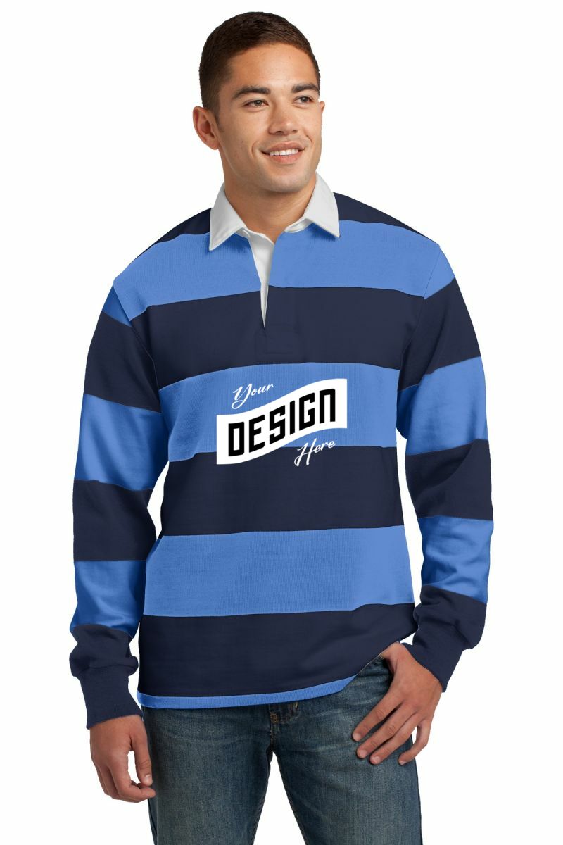 Sport-Tek ® Classic Long Sleeve Rugby Polo