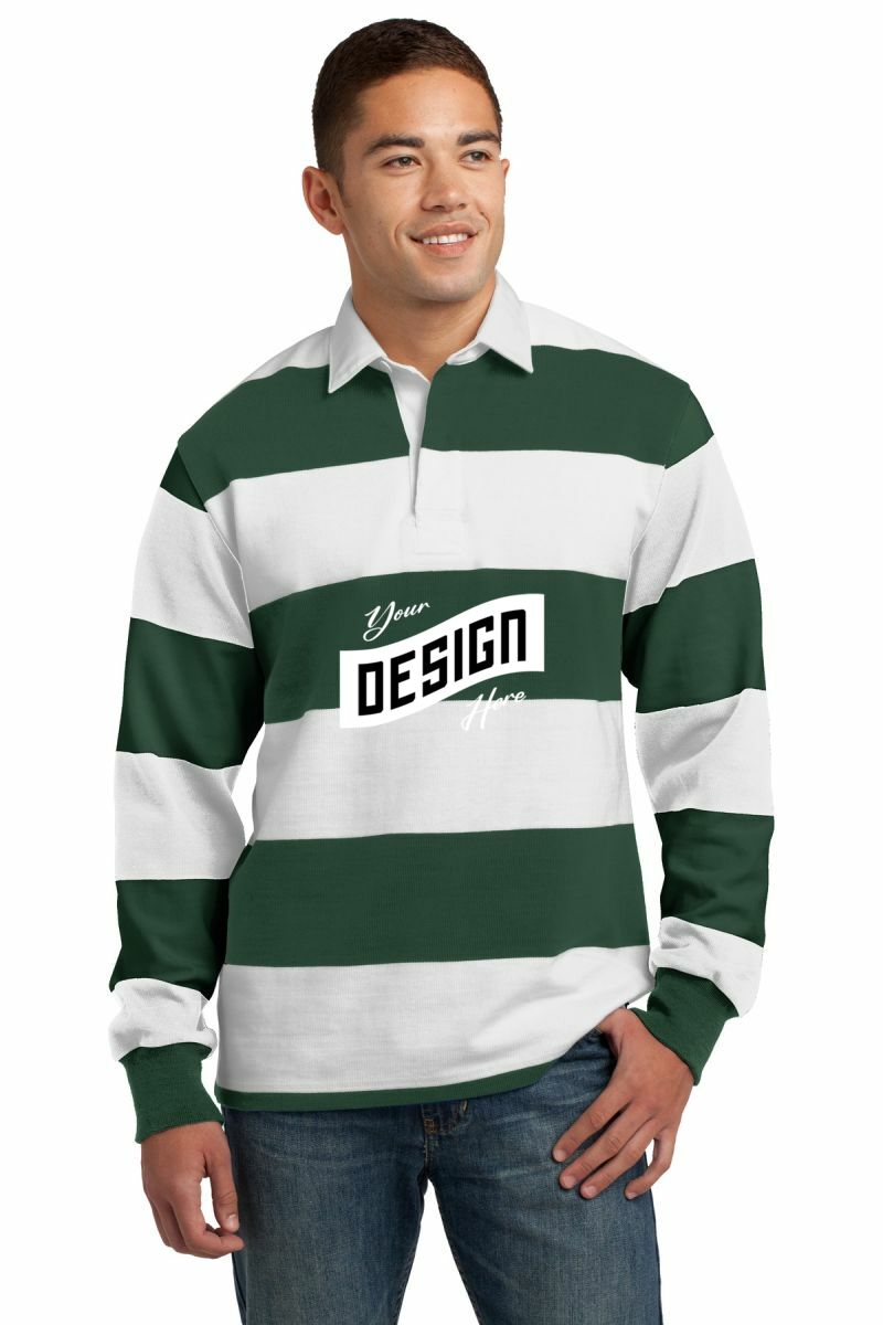 Sport-Tek ® Classic Long Sleeve Rugby Polo