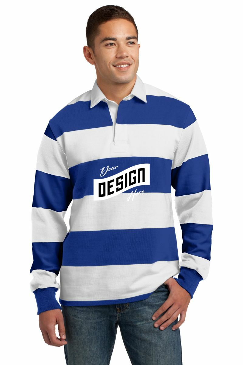 Sport-Tek ® Classic Long Sleeve Rugby Polo