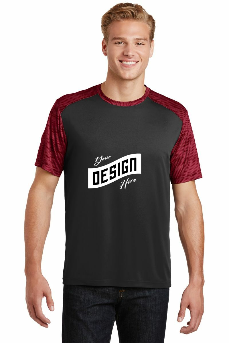Sport-Tek ®  CamoHex Colorblock Tee