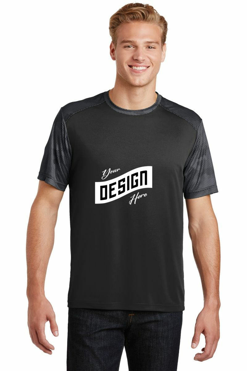 Sport-Tek ®  CamoHex Colorblock Tee