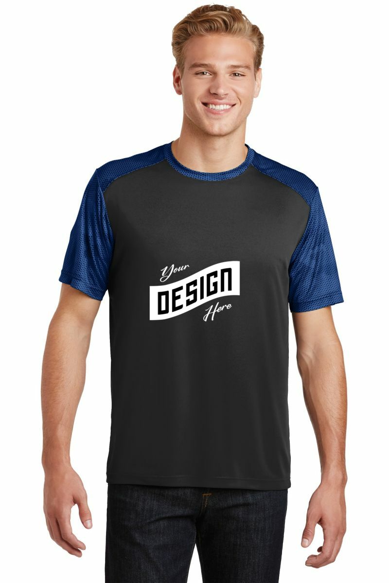 Sport-Tek ®  CamoHex Colorblock Tee
