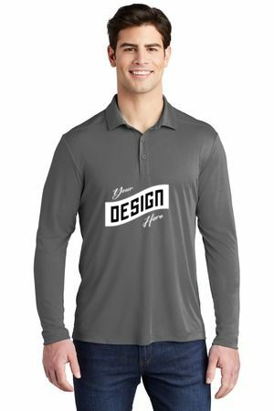 Sport-Tek ® Posi-UV ® Pro Long Sleeve Polo