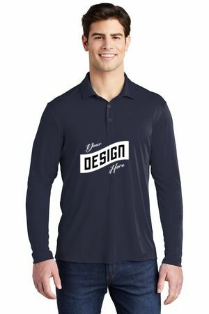 Sport-Tek ® Posi-UV ® Pro Long Sleeve Polo