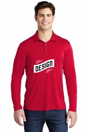 Sport-Tek ® Posi-UV ® Pro Long Sleeve Polo