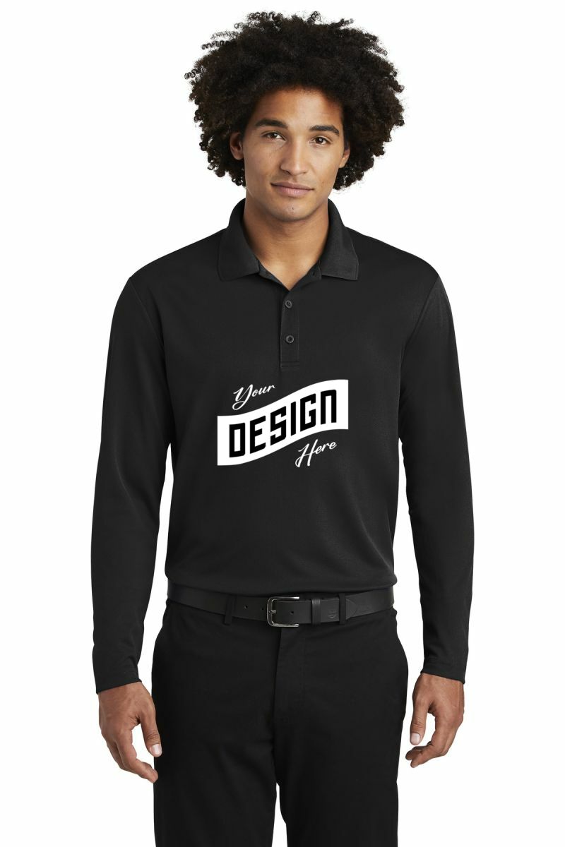 Sport-Tek ® PosiCharge ® RacerMesh ® Long Sleeve Polo