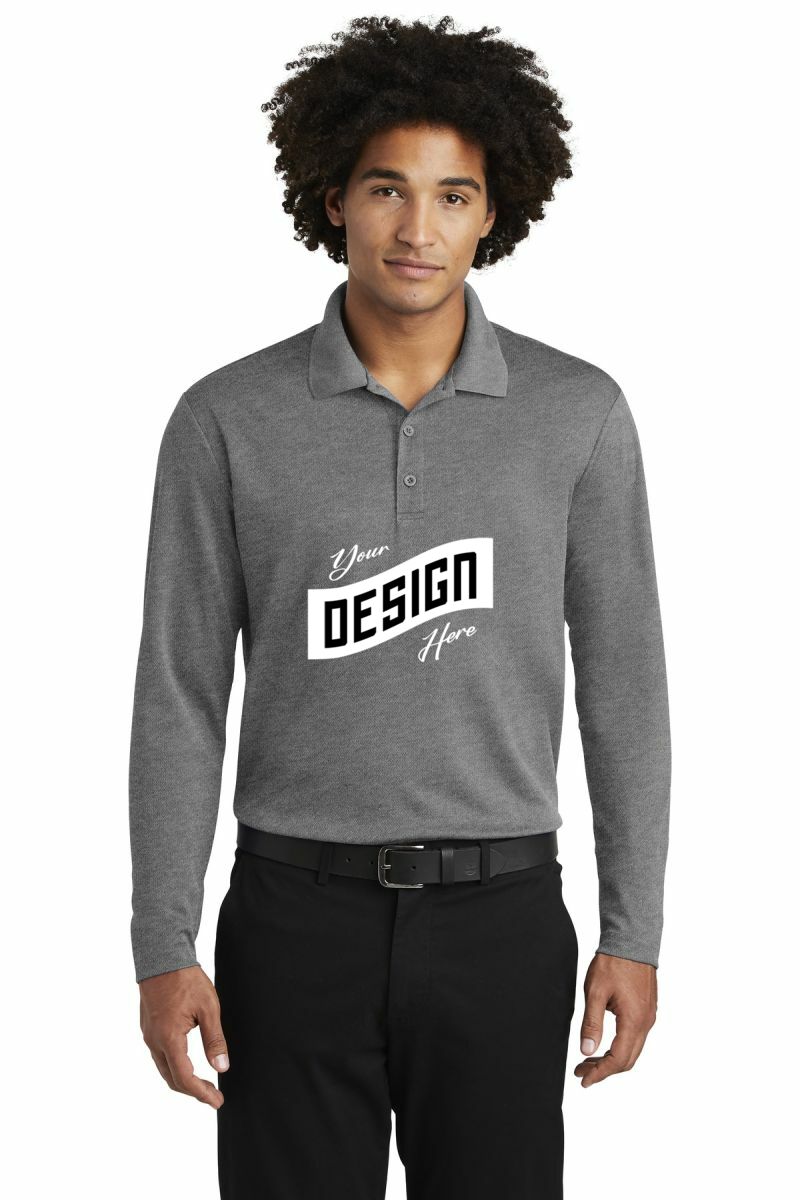 Sport-Tek ® PosiCharge ® RacerMesh ® Long Sleeve Polo