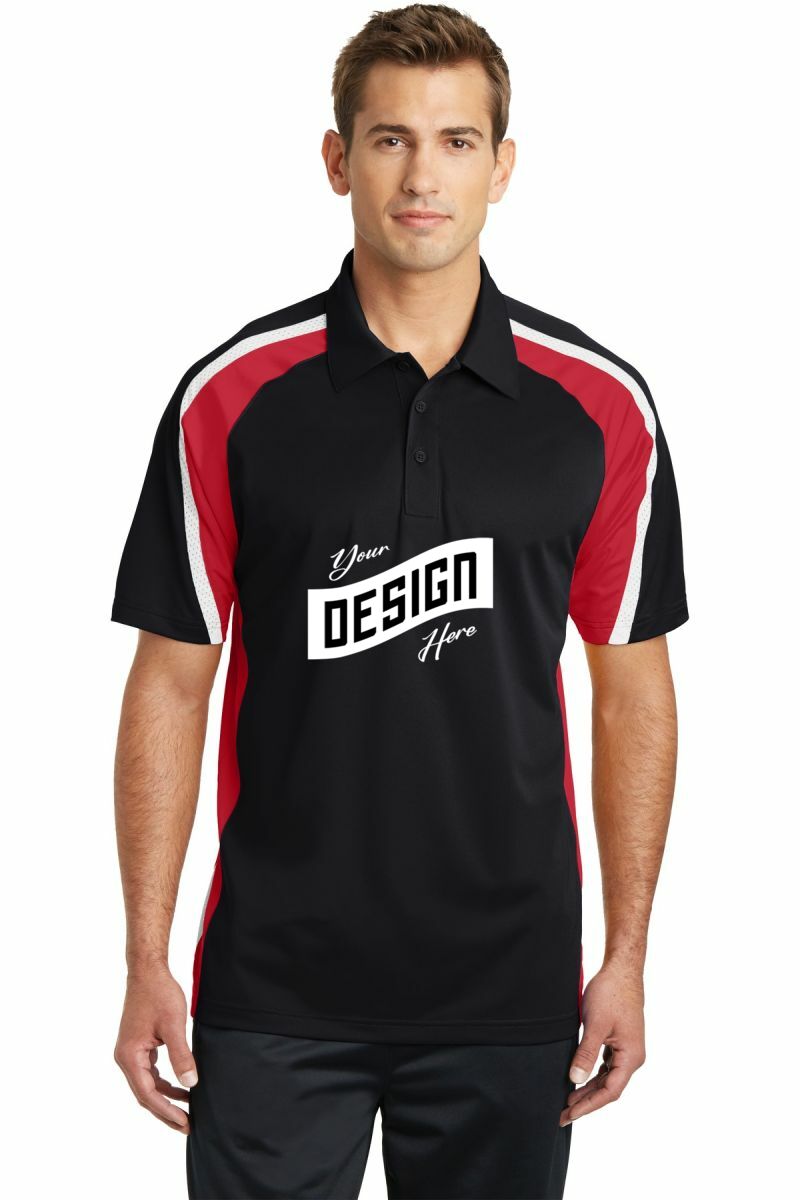 Sport-Tek ® Tricolor Micropique Sport-Wick ® Polo