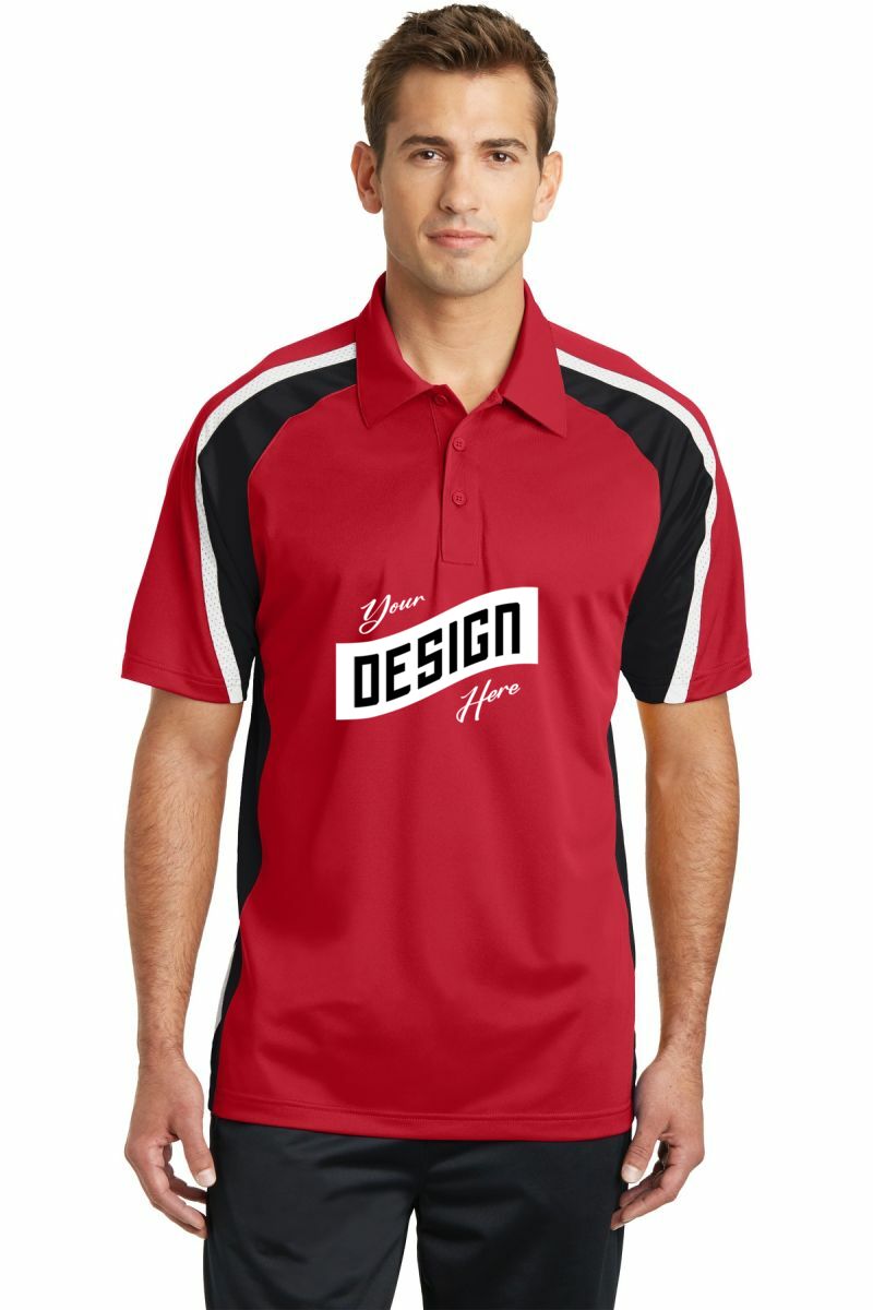 Sport-Tek ® Tricolor Micropique Sport-Wick ® Polo