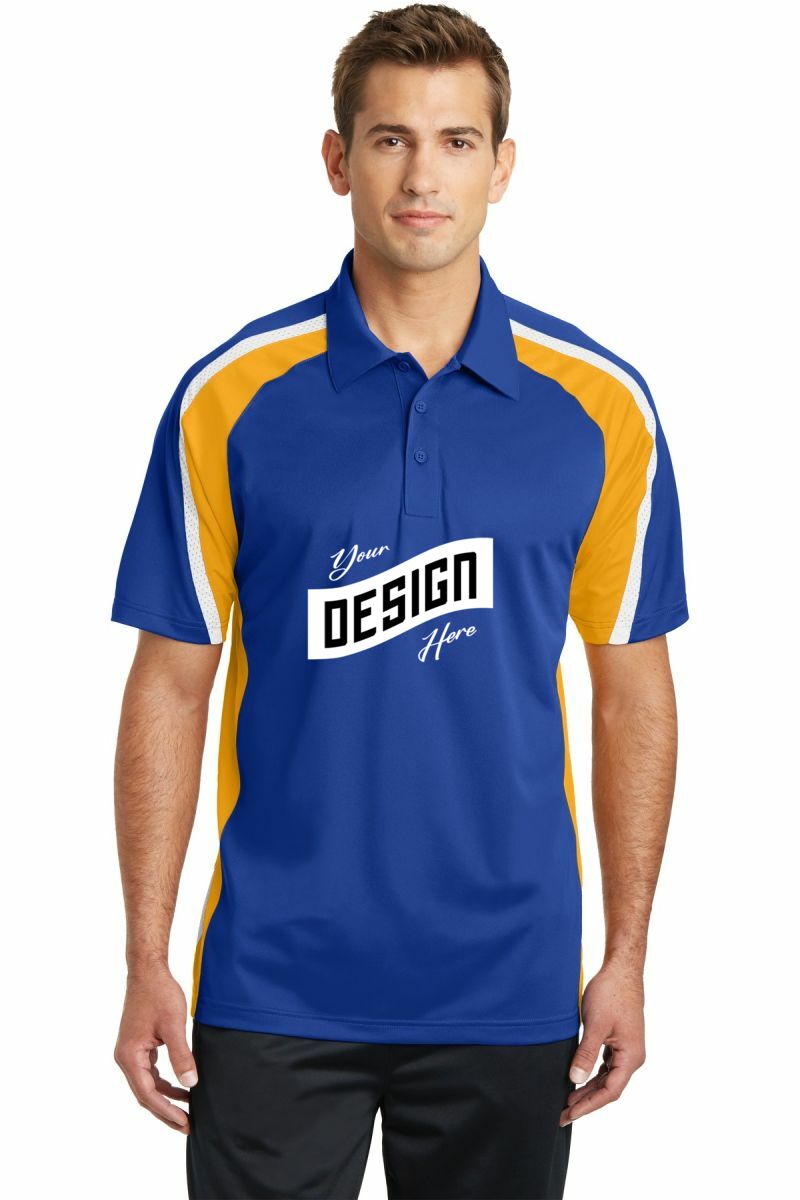 Sport-Tek ® Tricolor Micropique Sport-Wick ® Polo
