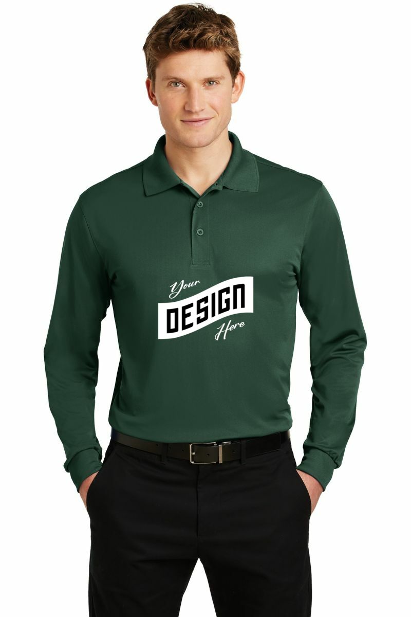 Sport-Tek ® Long Sleeve Micropique Sport-Wick ® Polo