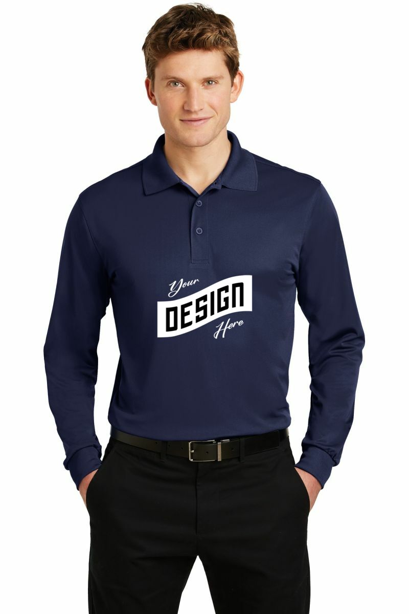 Sport-Tek ® Long Sleeve Micropique Sport-Wick ® Polo