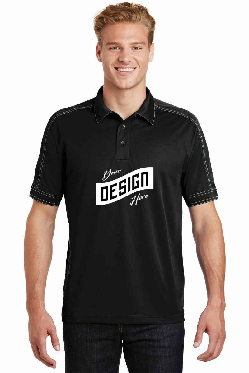 Sport-Tek ® Contrast Stitch Micropique Sport-Wick ® Polo