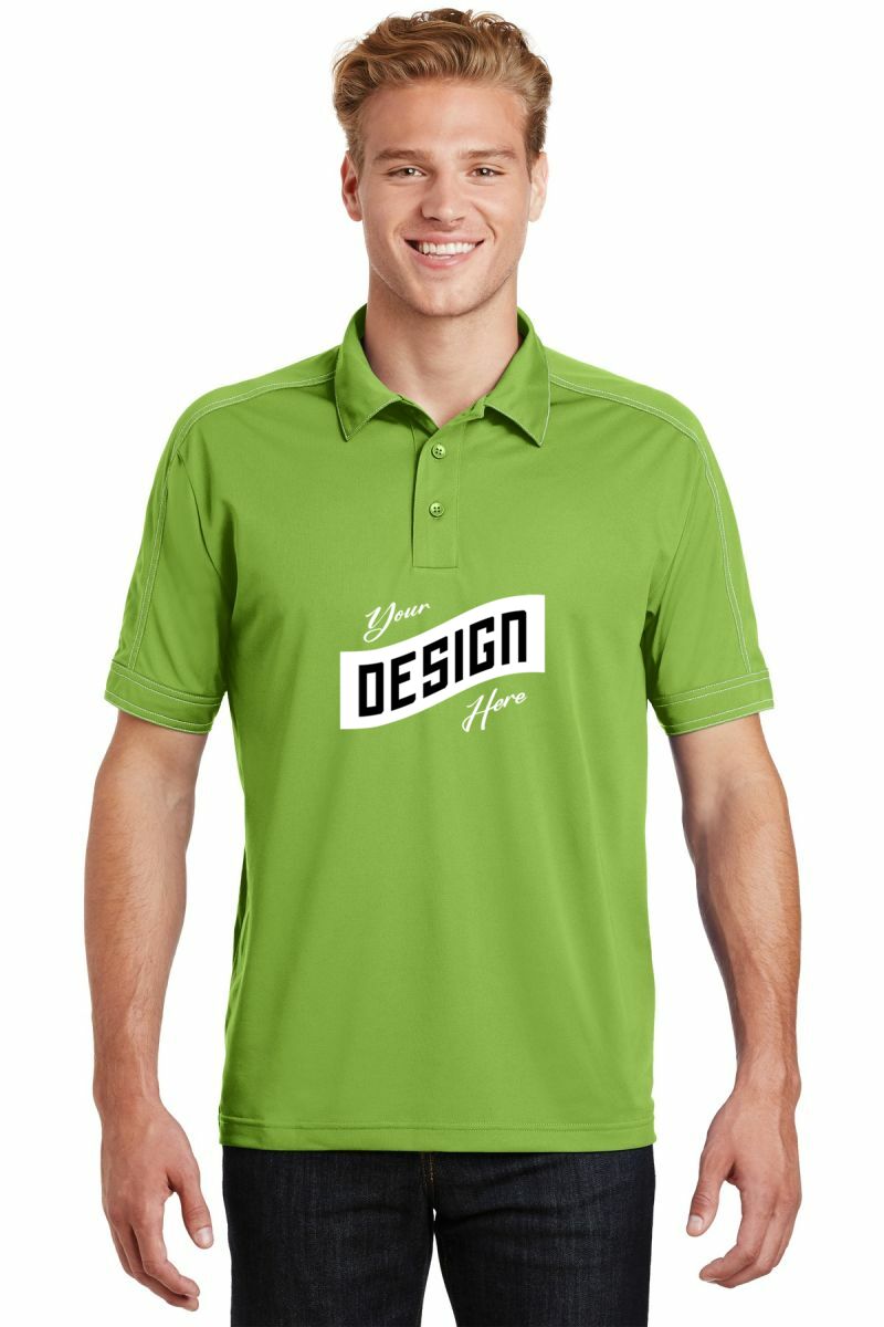 Sport-Tek ® Contrast Stitch Micropique Sport-Wick ® Polo