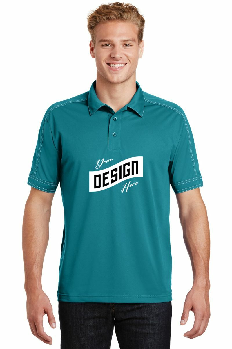 Sport-Tek ® Contrast Stitch Micropique Sport-Wick ® Polo