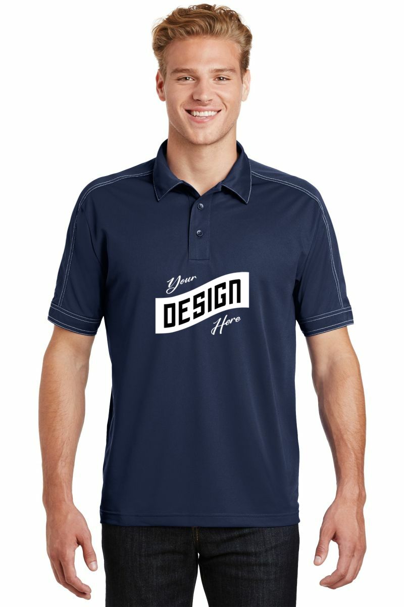 Sport-Tek ® Contrast Stitch Micropique Sport-Wick ® Polo