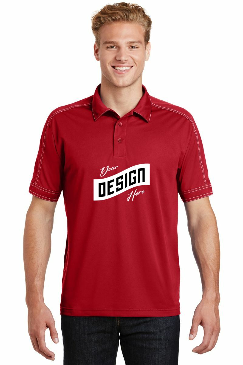 Sport-Tek ® Contrast Stitch Micropique Sport-Wick ® Polo