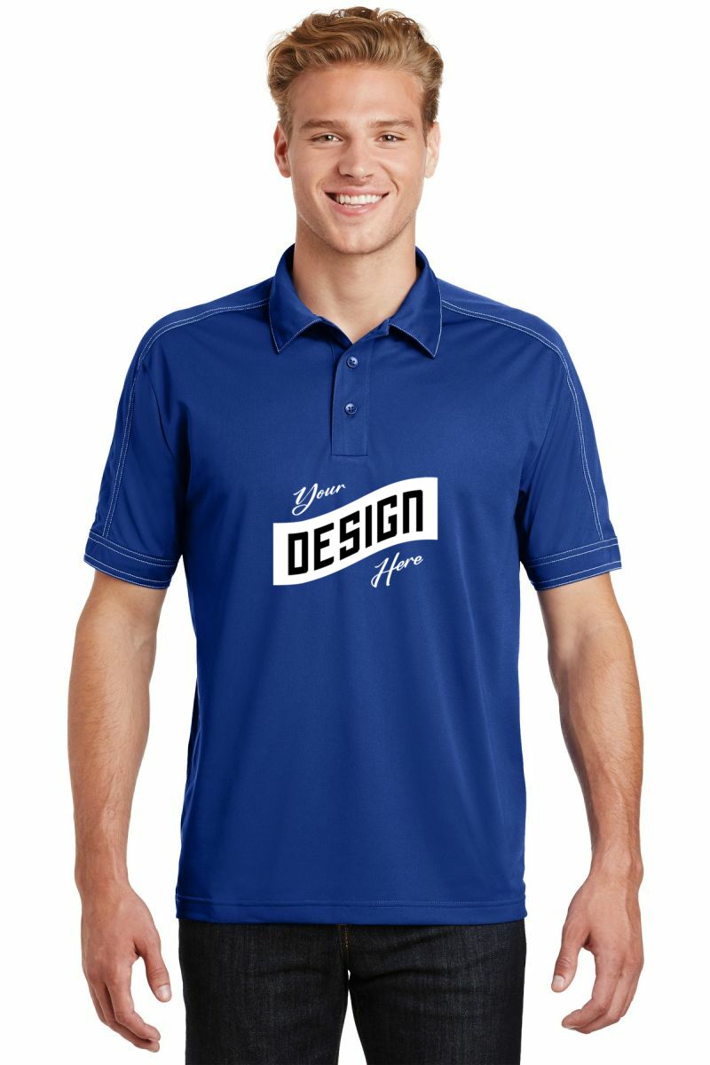 Sport-Tek ® Contrast Stitch Micropique Sport-Wick ® Polo