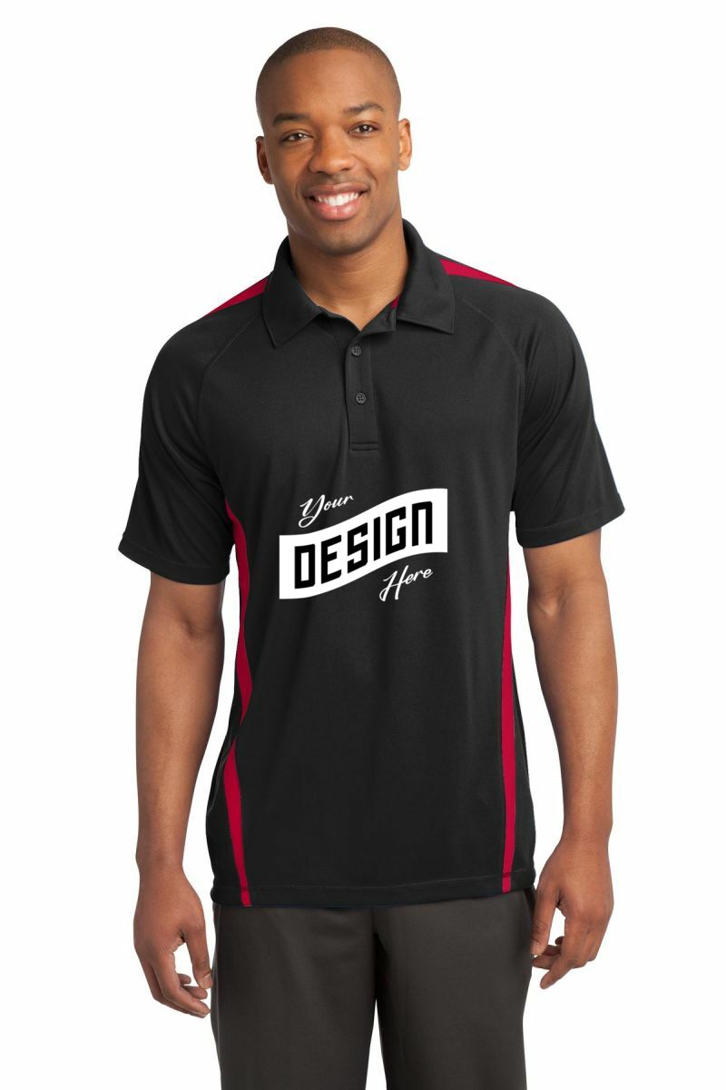 Sport-Tek ® PosiCharge ® Micro-Mesh Colorblock Polo