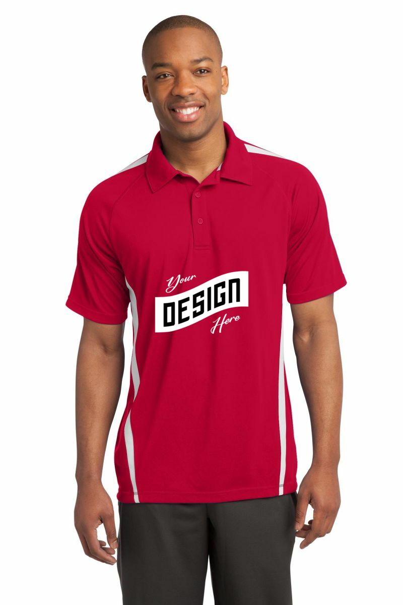 Sport-Tek ® PosiCharge ® Micro-Mesh Colorblock Polo