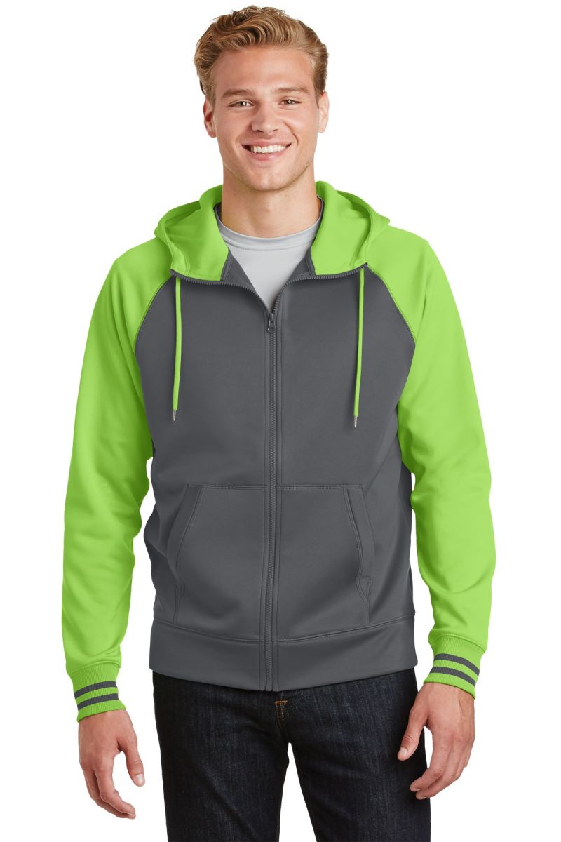Sport-Tek ®  Sport-Wick ®  Varsity Fleece Full-Zip Hooded Jacket