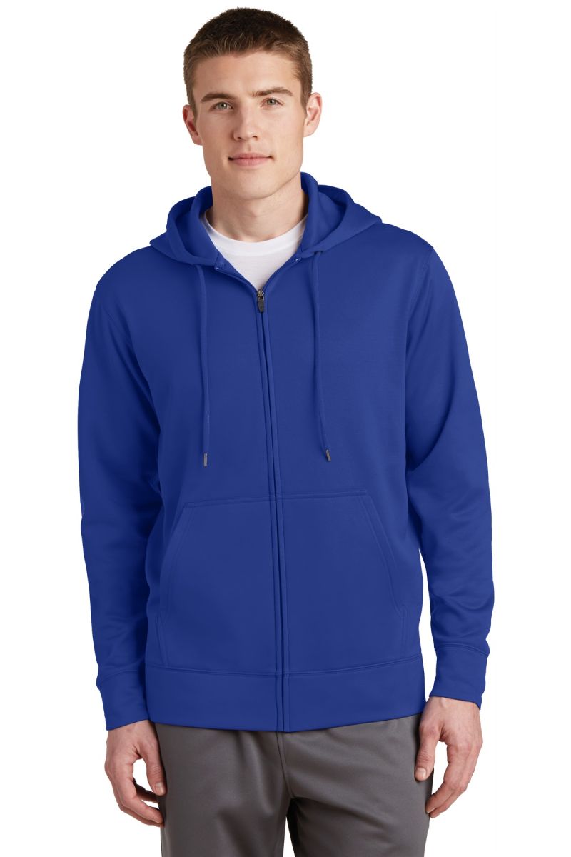 Sport-Tek ®  Sport-Wick ®  Fleece Full-Zip Hooded Jacket