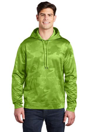 Sport-Tek ®  Sport-Wick ®  CamoHex Fleece Hooded Pullover
