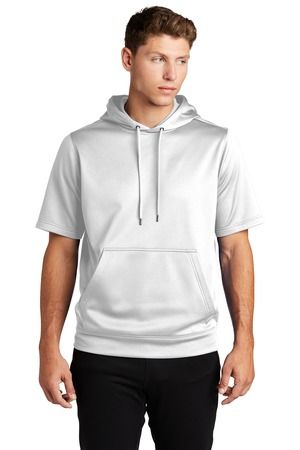 Sport-Tek  ®  Sport-Wick  ®  Fleece Short Sleeve Hooded Pullover