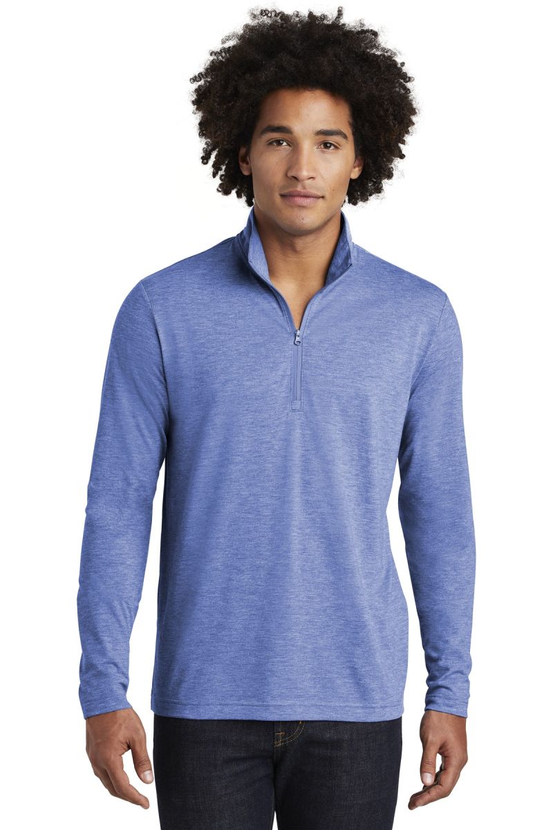 Sport-Tek  ®  PosiCharge  ®  Tri-Blend Wicking 1/4-Zip Pullover