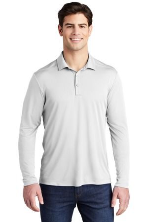 Sport-Tek  ®   Posi-UV ®   Pro Long Sleeve Polo