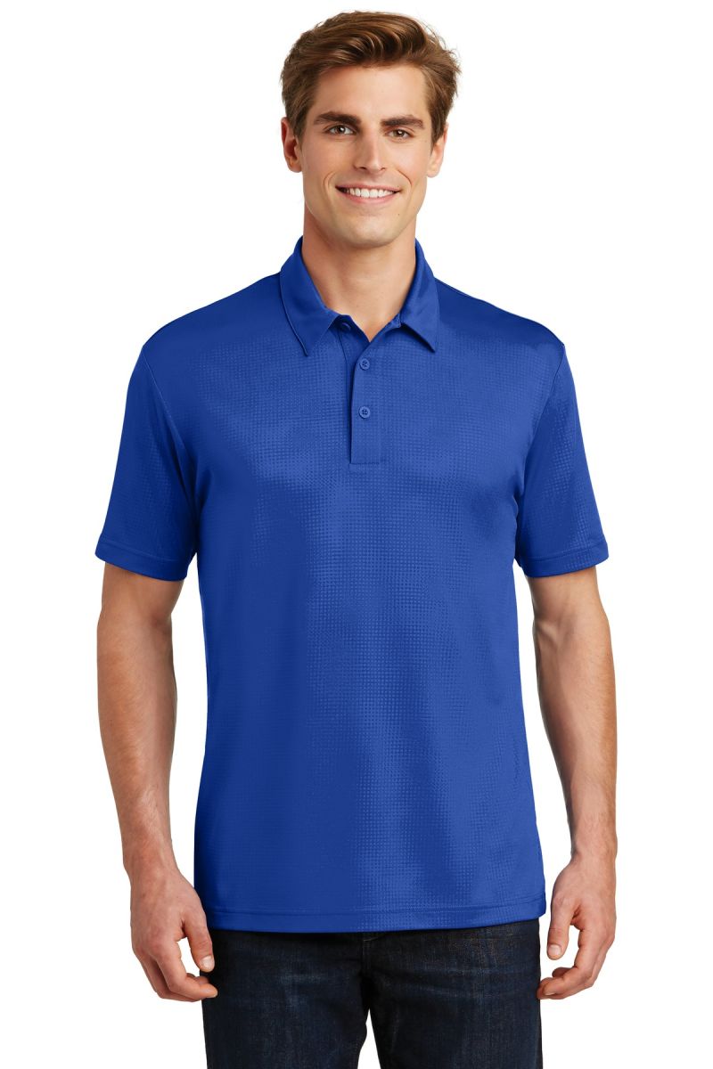 Sport-Tek ®  Embossed PosiCharge ®  Tough Polo ® 