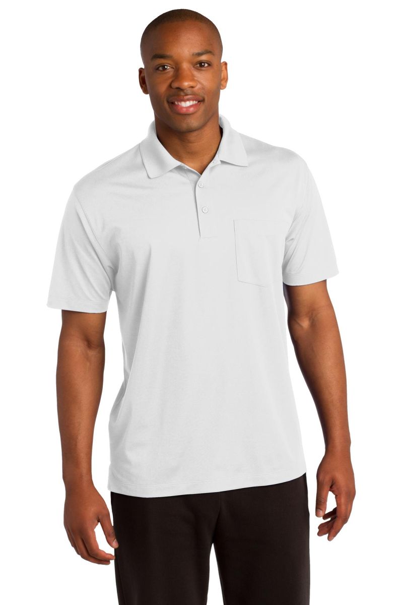 Sport-Tek ®  Micropique Sport-Wick ®  Pocket Polo