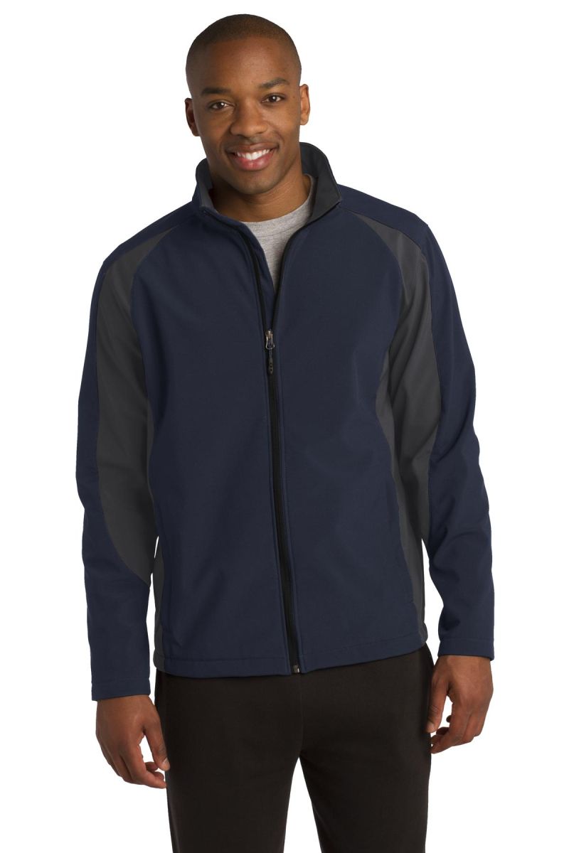  DISCONTINUED  Sport-Tek ®  Colorblock Soft Shell Jacket