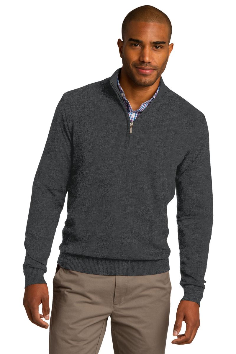  DISCONTINUED  Port Authority ®  1/2-Zip Sweater